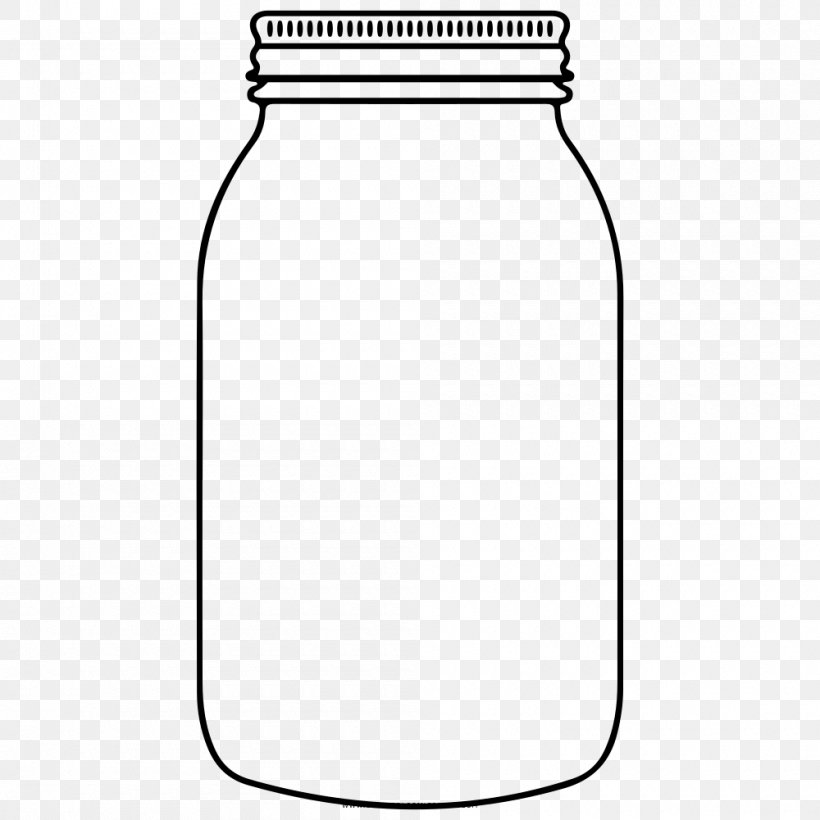 Food Storage Containers Line Art, PNG, 1000x1000px, Food Storage Containers, Area, Black And White, Container, Drinkware Download Free