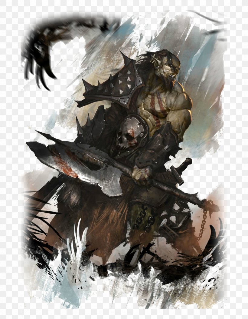 Orc Dungeons & Dragons World Of Warcraft Illustration Drawing, PNG, 1200x1541px, Orc, Art, Artist, Concept Art, Drawing Download Free