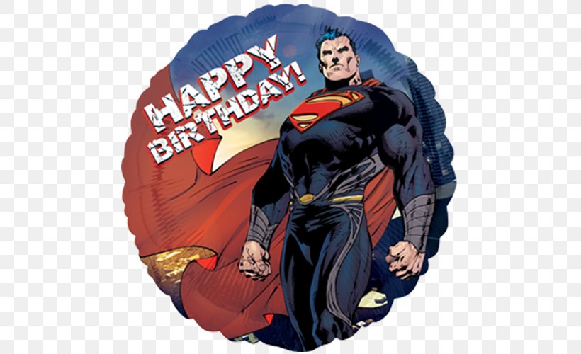 Superman Balloon Party Birthday Superhero, PNG, 500x500px, Superman, Balloon, Batman V Superman Dawn Of Justice, Birthday, Costume Download Free
