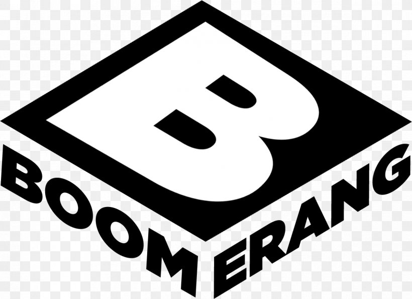 Boomerang Logo Television Channel, PNG, 1195x868px, Boomerang, Area, Black And White, Boomerang Europe, Brand Download Free