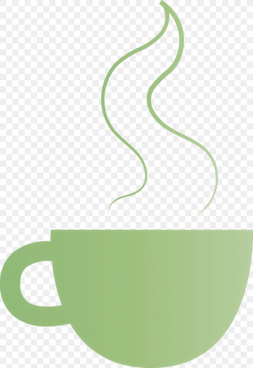 Coffee Cup, PNG, 2062x3000px, Coffee Cup, Biology, Coffee, Cup, Green Download Free