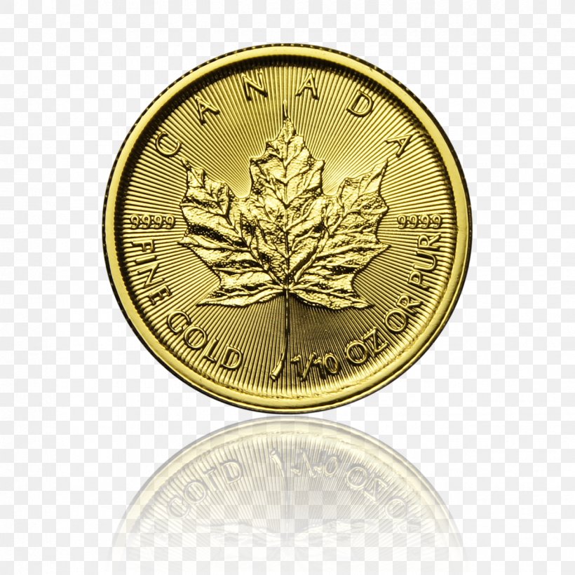Gold Coin Canadian Gold Maple Leaf Canada, PNG, 1276x1276px, Coin