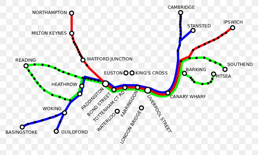 London Superlink Crossrail Architectural Engineering Réseau Ferroviaire, PNG, 1280x774px, London, Architectural Engineering, Area, Crossrail, Diagram Download Free