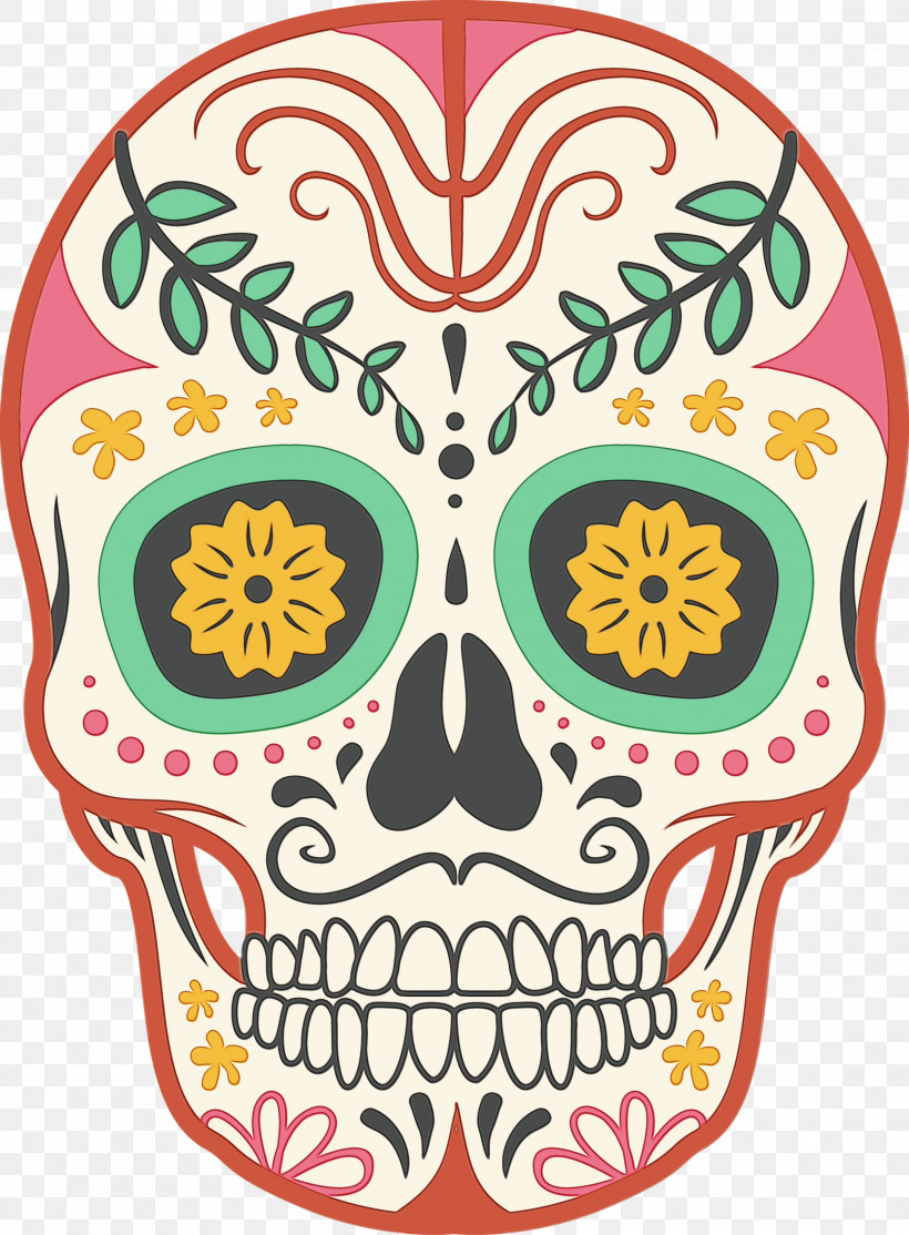 Skull Art, PNG, 2208x3000px, Mexico Element, Artist, Calaca, Calavera, Day Of The Dead Download Free