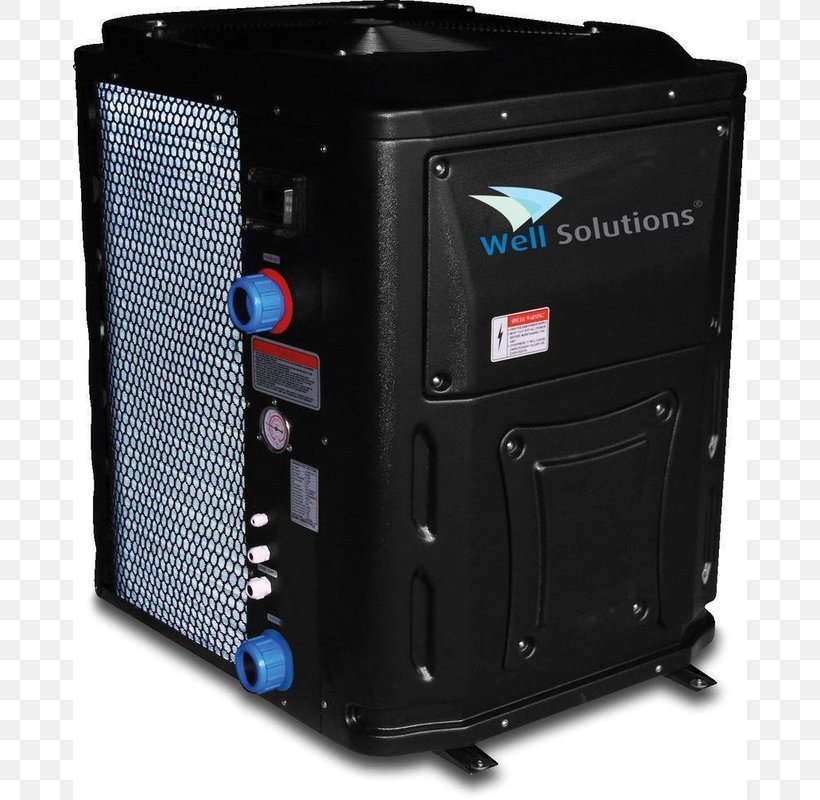 Air Source Heat Pumps Swimming Pool Hot Tub Heater, PNG, 800x800px, Heat Pump, Air Source Heat Pumps, Autodefrost, Central Heating, Computer Case Download Free