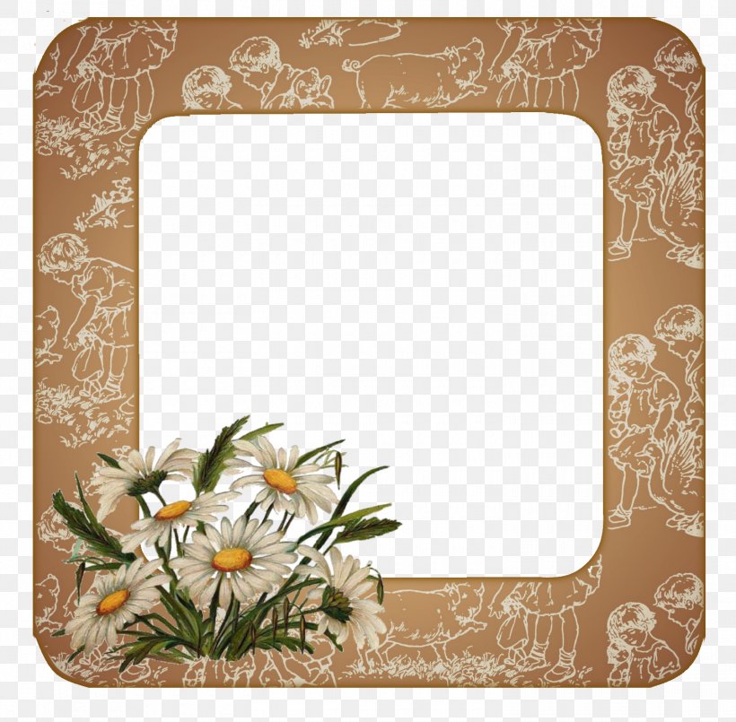 Floral Design Victorian Era Rectangle Common Daisy Picture Frames, PNG, 1500x1474px, Floral Design, Common Daisy, Flora, Flower, Mirror Download Free