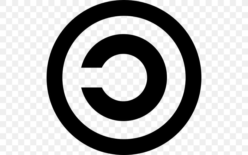 Copyleft Copyright Symbol Creative Commons License, PNG, 512x512px, Copyleft, All Rights Reserved, Area, Attribution, Black And White Download Free