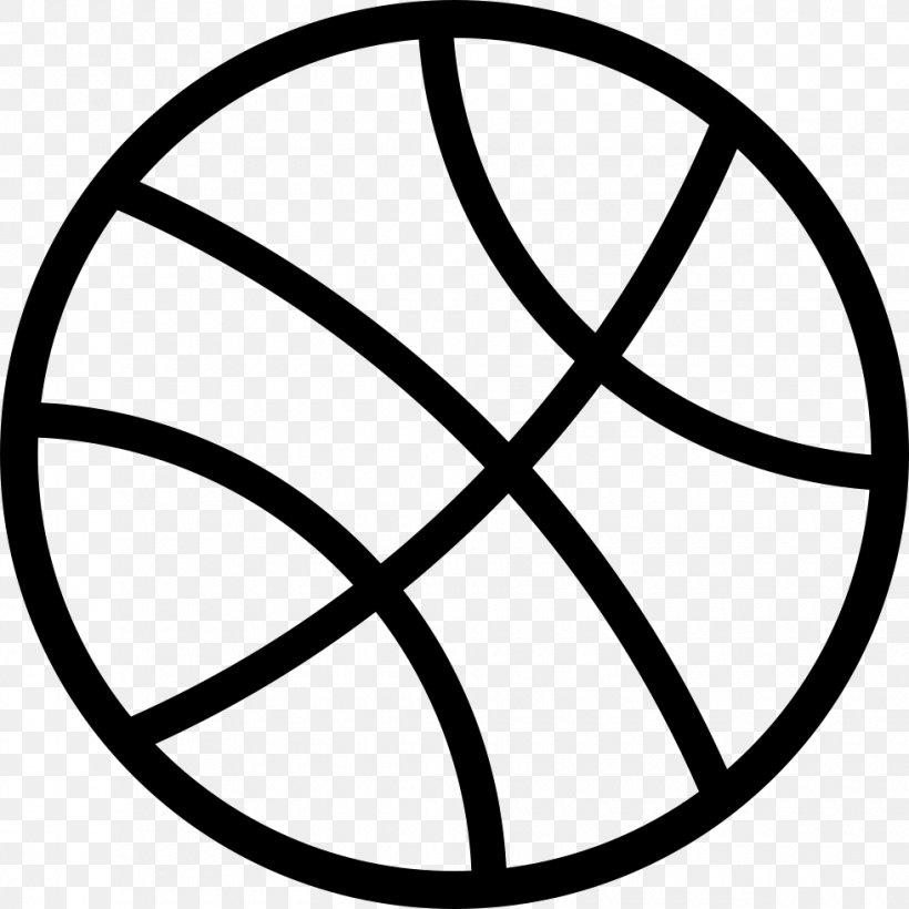 Outline Of Basketball Canestro Clip Art, PNG, 980x980px, Basketball, Area, Backboard, Ball, Bicycle Wheel Download Free