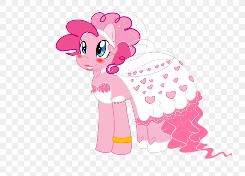 Pony Pinkie Pie Wedding Dress Rainbow Dash, PNG, 900x650px, Watercolor, Cartoon, Flower, Frame, Heart Download Free