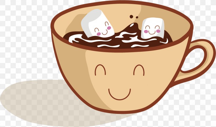 Coffee Hot Chocolate Cartoon, PNG, 1081x639px, Coffee, Caffeine, Cappuccino, Cartoon, Ceramic Download Free