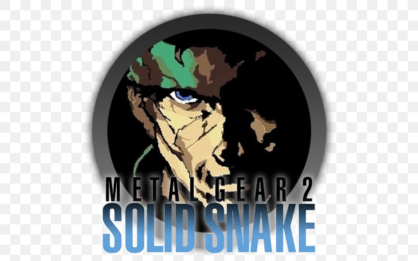 Metal Gear 2: Solid Snake Metal Gear Solid V: The Phantom Pain Metal Gear Solid 2: Sons Of Liberty Snake's Revenge, PNG, 512x512px, Metal Gear 2 Solid Snake, Big Boss, Brand, Game, Hideo Kojima Download Free