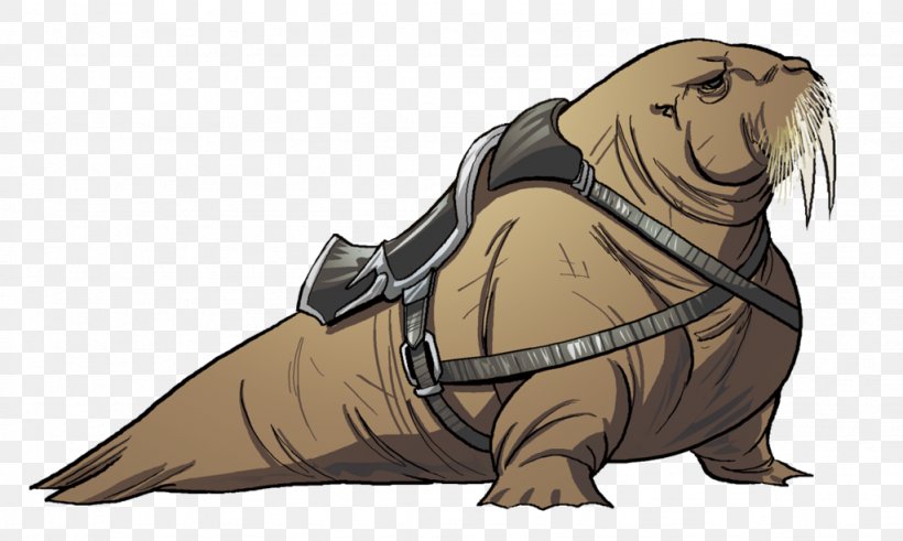 Walrus Sea Lion Dog Cartoon Drawing, PNG, 1024x614px, Walrus, Art, Carnivoran, Cartoon, Comics Download Free