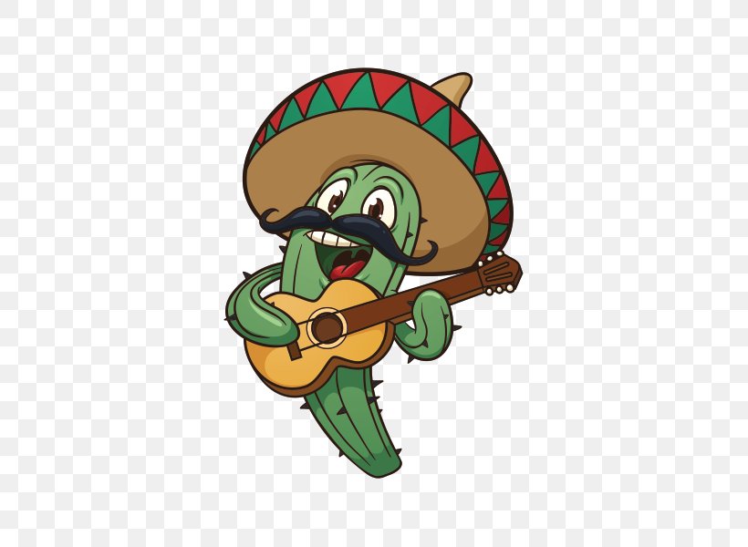 Mexican Sombrero Hat Cactus Sticker, PNG, 600x600px, Sombrero, Cactus, Cartoon, Decal, Fictional Character Download Free