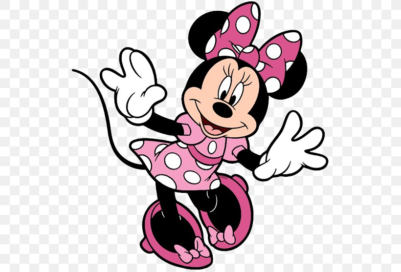 Minnie Mouse Daisy Duck Clip Art, PNG, 529x557px, Watercolor, Cartoon, Flower, Frame, Heart Download Free
