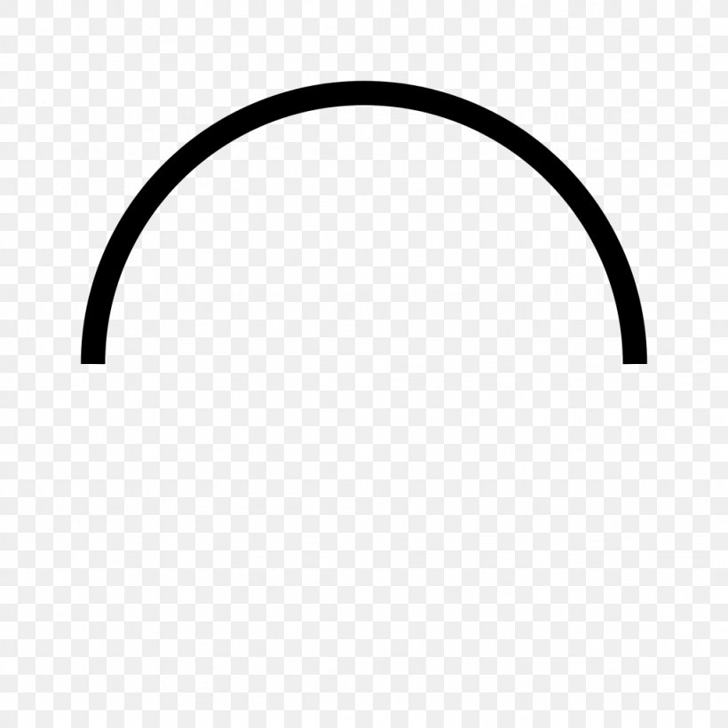 Semicircle Line Arc, PNG, 1024x1024px, Semicircle, Arc, Auto Part, Black And White, Geometric Shape Download Free