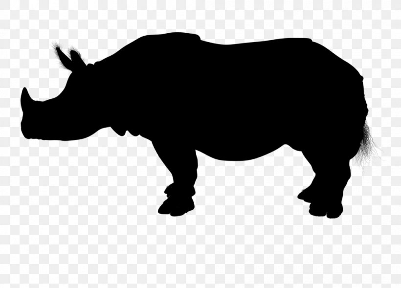 Miniature Zebu Brahman Cattle Vector Graphics Image Silhouette, PNG, 1000x719px, Miniature Zebu, Animal Figure, Beef Cattle, Black Rhinoceros, Blackandwhite Download Free