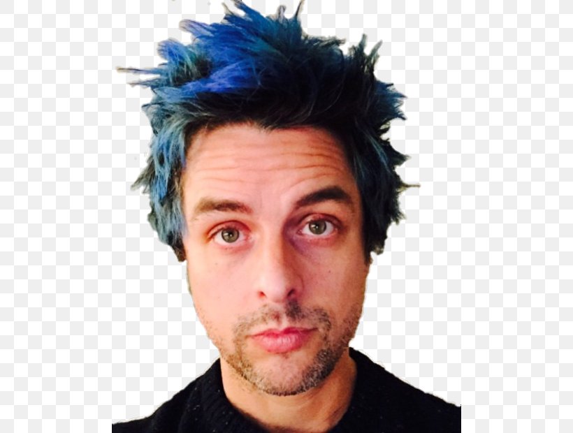 Billie Joe Armstrong Green Day Blue Hair Punk Rock, PNG, 500x620px, Watercolor, Cartoon, Flower, Frame, Heart Download Free