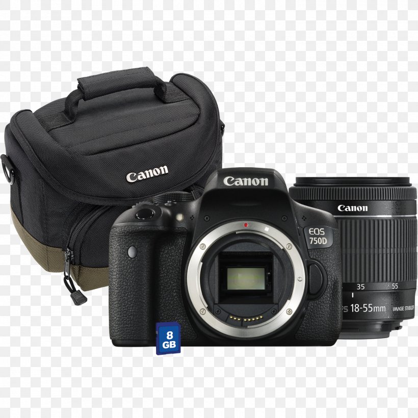Canon EOS 750D Canon EOS 700D Canon EOS 80D Canon EF-S 18–135mm Lens Digital SLR, PNG, 1500x1500px, Canon Eos 750d, Camera, Camera Accessory, Camera Lens, Cameras Optics Download Free