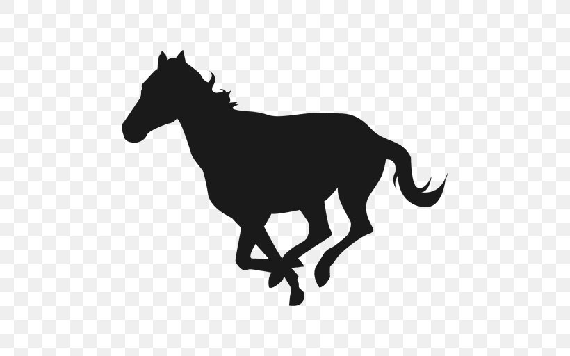 Horse Silhouette, PNG, 512x512px, Horse, Black And White, Colt, Decal, Dog Like Mammal Download Free