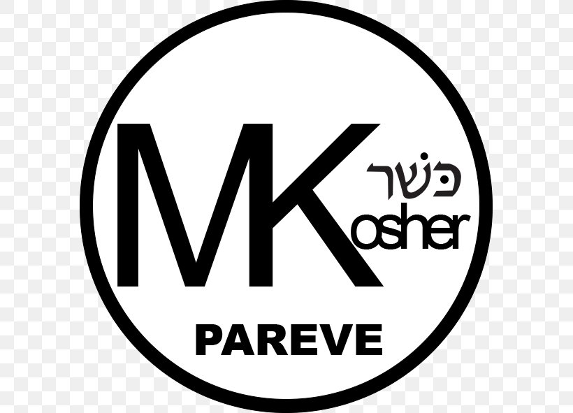 Kosher Foods Pareve Kosher Certification Agency Kashrut, PNG, 591x591px, Kosher Foods, Area, Black, Black And White, Brand Download Free