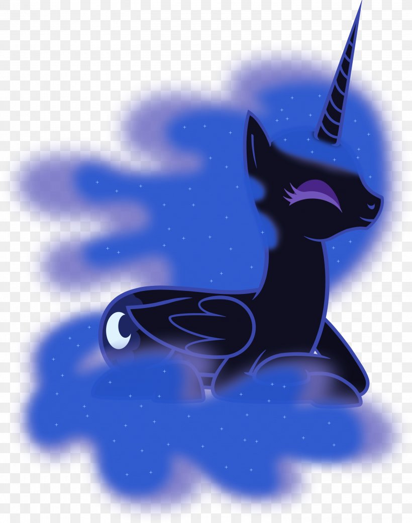 Princess Luna Moon Cat Pony, PNG, 3013x3820px, Princess Luna, Black Cat, Blue, Carnivoran, Cat Download Free