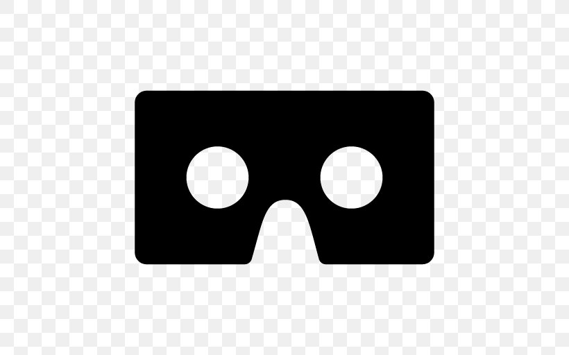 Virtual Reality Headset Google Glass Google Cardboard YouTube, PNG, 512x512px, Virtual Reality Headset, Black, Black And White, Eyewear, Google Download Free