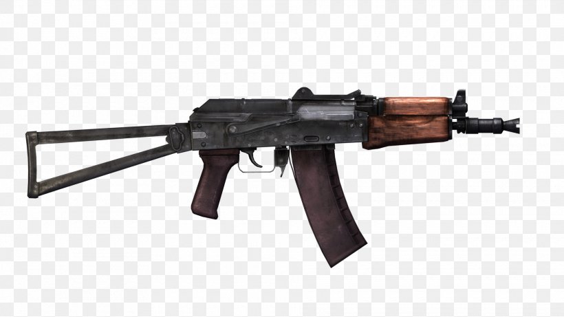 AKS-74U AK-47 AK-74 Firearm Airsoft Guns, PNG, 1920x1080px, Watercolor, Cartoon, Flower, Frame, Heart Download Free