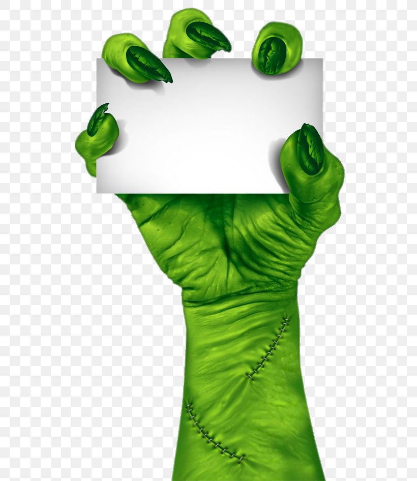Green Leaf Background, PNG, 581x946px, Monster, Advertising, Gesture, Green, Hand Download Free