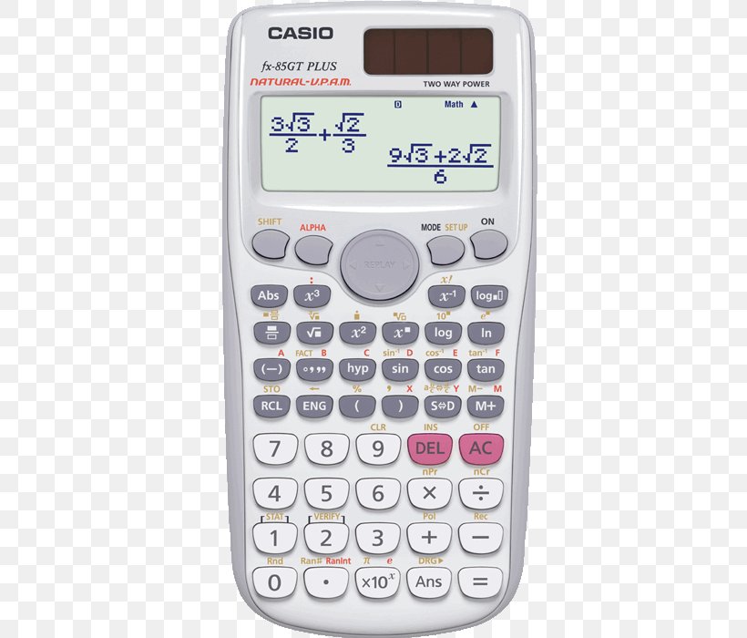 Casio FX85GTPLUS Scientific Calculator, PNG, 700x700px, Scientific Calculator, Calculator, Casio, Casio Fx300es Plus, Casio Sl300ver Download Free