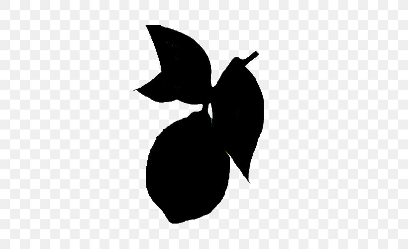 Leaf Plant Black-and-white Tree Silhouette, PNG, 500x500px, Leaf, Blackandwhite, Fruit, Logo, Monochrome Photography Download Free