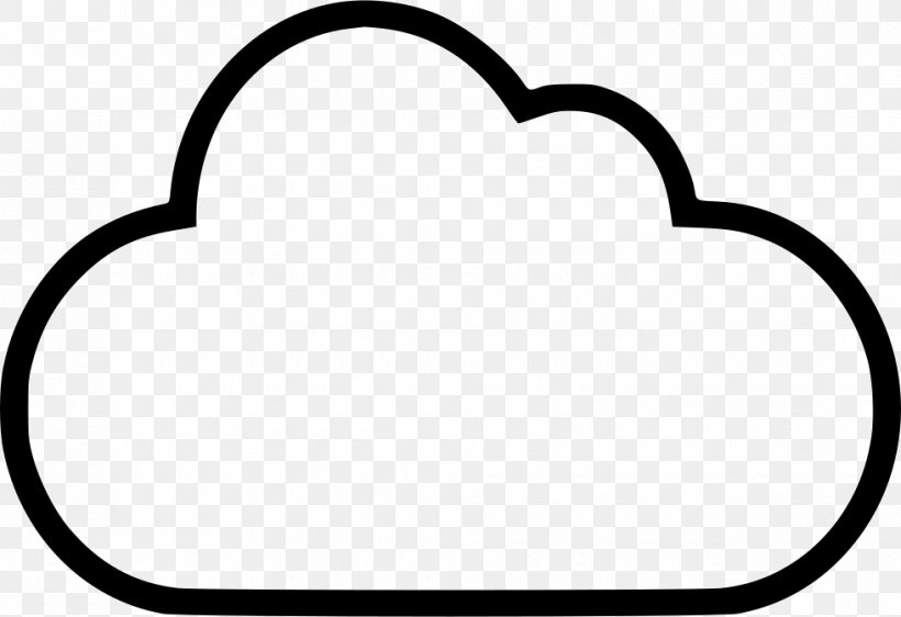 Cloud Computing Clip Art, PNG, 980x672px, Cloud Computing, Area, Black, Black And White, Cdr Download Free