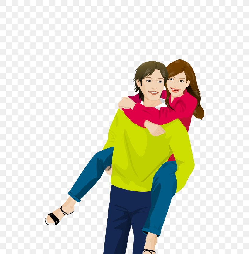 Happiness Couple Cartoon Clip Art, PNG, 756x837px, Watercolor, Cartoon, Flower, Frame, Heart Download Free