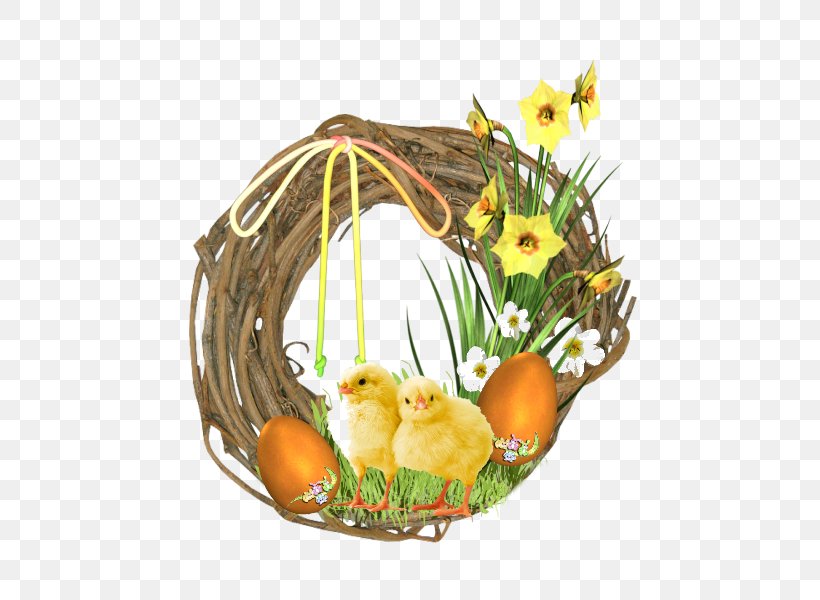 Bird Easter Clip Art, PNG, 600x600px, Bird, Basket, Bird Egg, Bird Nest, Cut Flowers Download Free