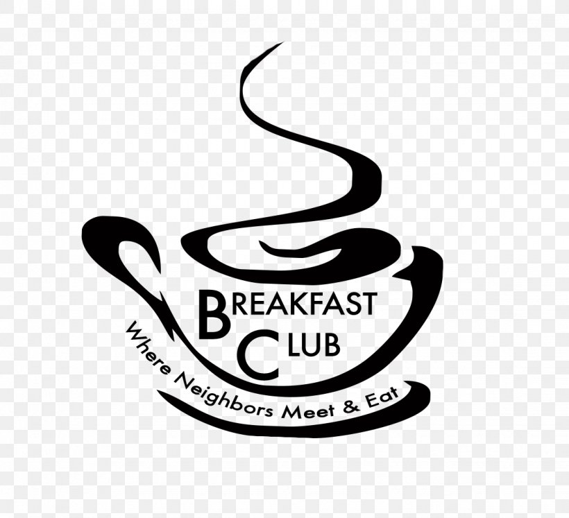 Breakfast Club Of Tuskawilla Coffee Logo Cobbler, PNG, 1125x1026px, Breakfast, Black And White, Brand, Breakfast Club, Calligraphy Download Free