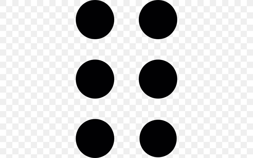 Circle Dots, PNG, 512x512px, Braille, Black, Black And White, Bookmark, Braille Translator Download Free