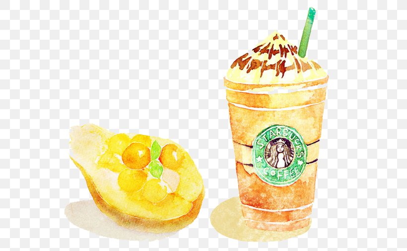 Ice Cream Cocktail Smoothie Starbucks, PNG, 658x506px, Ice Cream, Cartoon, Cocktail, Cuisine, Cup Download Free