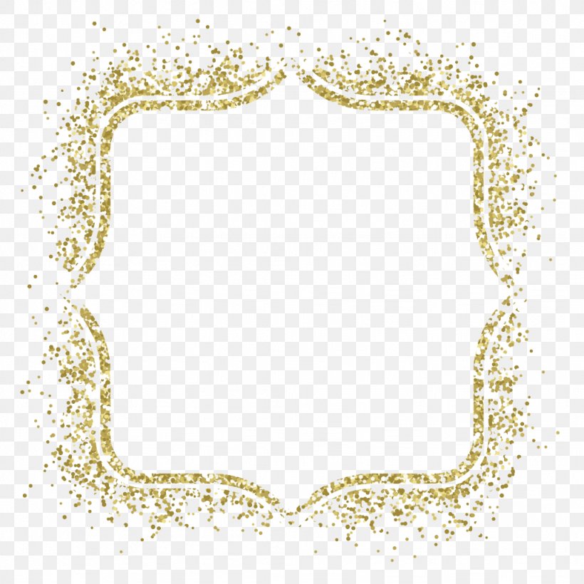 Picture Frame Glitter Gold Clip Art, PNG, 1024x1024px, Picture Frame, Area, Decorative Arts, Glitter, Gold Download Free