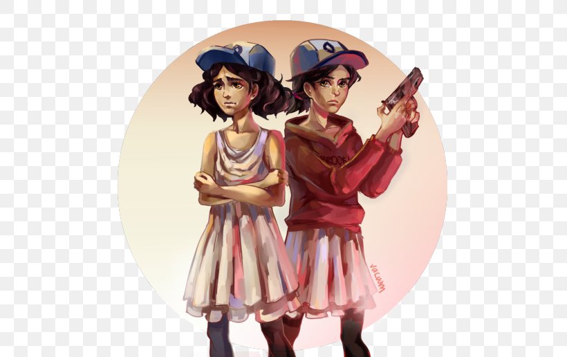 The Walking Dead: A New Frontier The Walking Dead: Season Two Clementine Telltale Games, PNG, 500x516px, Watercolor, Cartoon, Flower, Frame, Heart Download Free