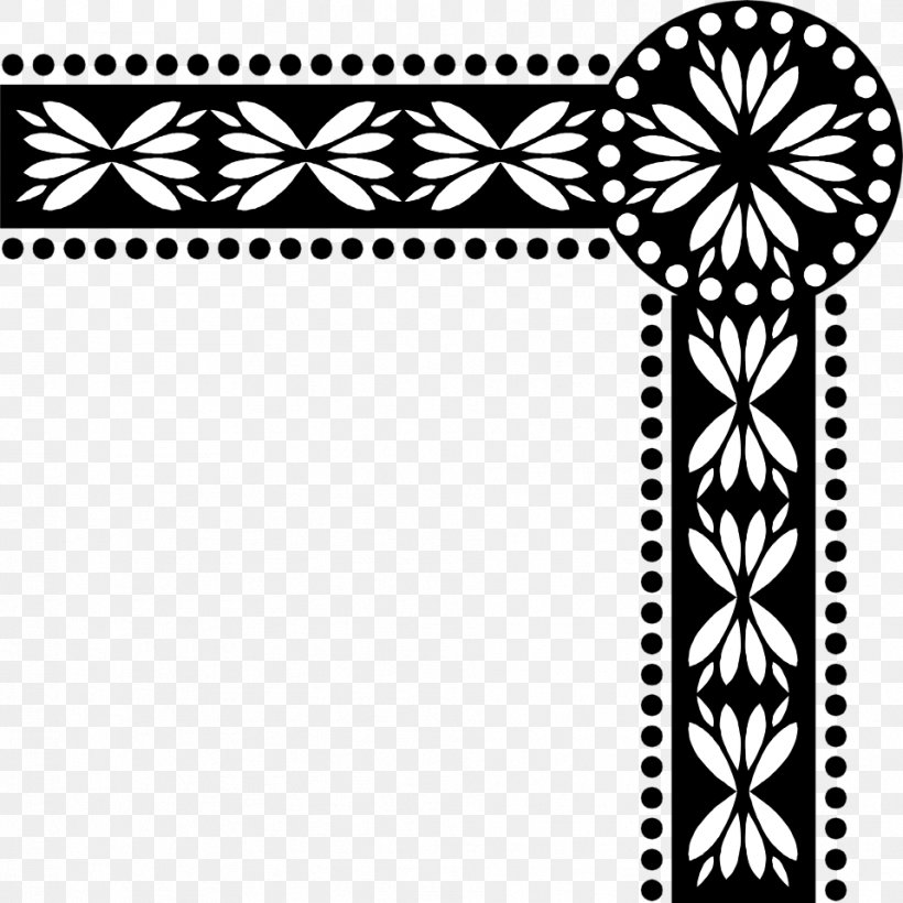 Black And White Monochrome Clip Art, PNG, 958x959px, Black And White, Area, Art, Black, Decorative Arts Download Free
