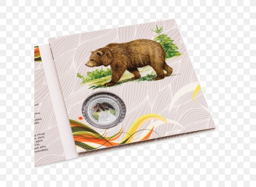 Brown Bear Silver Coin Endangered Species, PNG, 600x600px, Brown Bear, Coin, Collecting, Conservation Status, Endangered Species Download Free