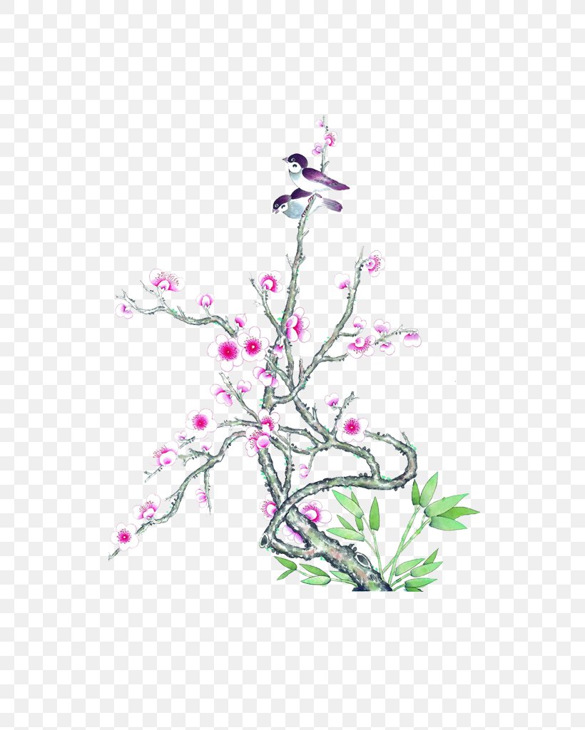 Drawing Ink Wash Painting Plum Blossom, PNG, 800x1024px, Drawing, Art, Birdandflower Painting, Branch, Cherry Blossom Download Free