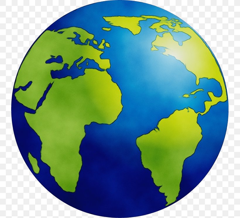 Globe Earth World Planet Interior Design, PNG, 743x746px, Watercolor, Earth, Globe, Interior Design, Paint Download Free