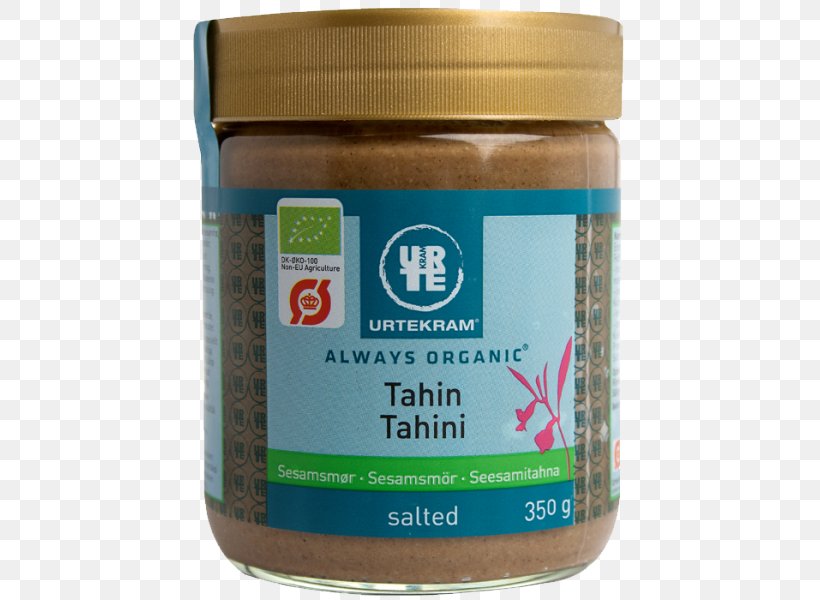 Organic Food Tahini Peanut Butter Urtekram, PNG, 600x600px, Organic Food, Basil, Cinnamomum Verum, Condiment, Ecology Download Free