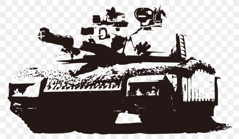 Tank Weapon, PNG, 1089x634px, Tank, Black And White, Brand, Chariot, Military Download Free