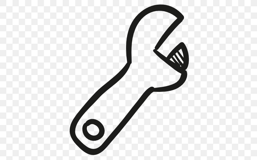 Spanners Tool Adjustable Spanner Drawing, PNG, 512x512px, Spanners, Adjustable Spanner, Auto Part, Black And White, Drawing Download Free