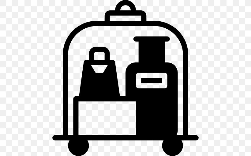 Luggage Bags Silhouette Area, PNG, 512x512px, Service, Area, Baggage, Black, Black And White Download Free