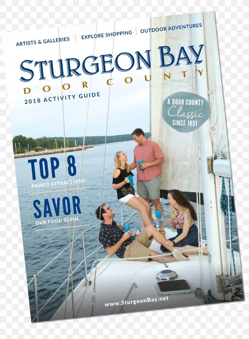 Sturgeon Bay Visitor Center Guidebook Brochure Advertising, PNG, 1152x1566px, Sturgeon Bay, Accommodation, Advertising, Boat, Brochure Download Free