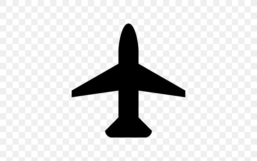 Airplane Airport Photography, PNG, 512x512px, Airplane, Airport, Black And White, Flat Design, Photography Download Free