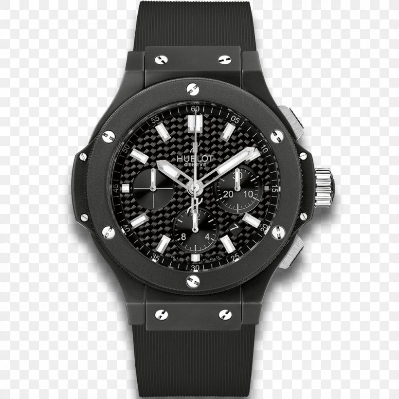 Hublot Big Bang Aero Bang Chronograph Automatic Watch, PNG, 1000x1000px, Hublot, Automatic Watch, Black, Brand, Chronograph Download Free