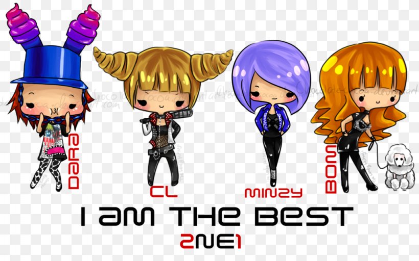 I Am The Best 2NE1 Song Fan Art K-pop, PNG, 1024x640px, I Am The Best, Action Figure, Art, Baddest Female, Cartoon Download Free